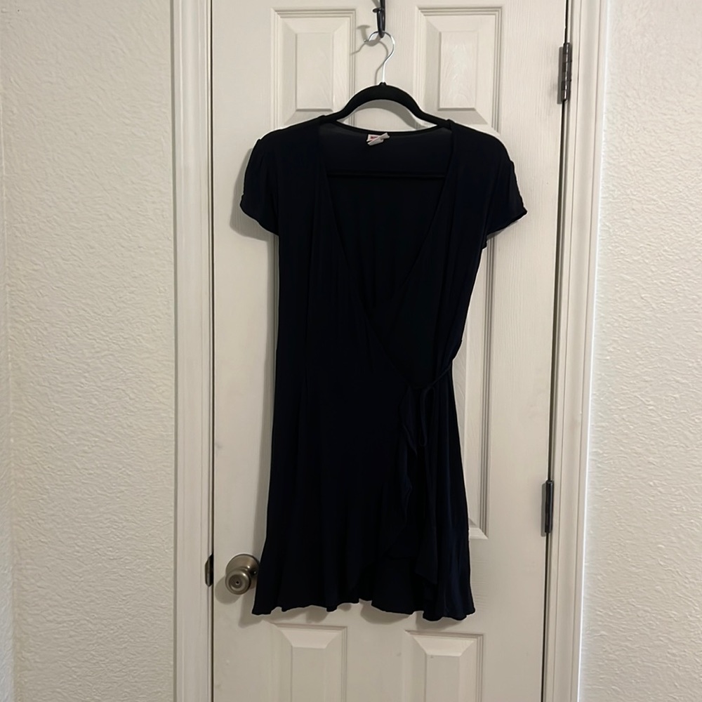 Mossimo Supply Company- small black wrap dress